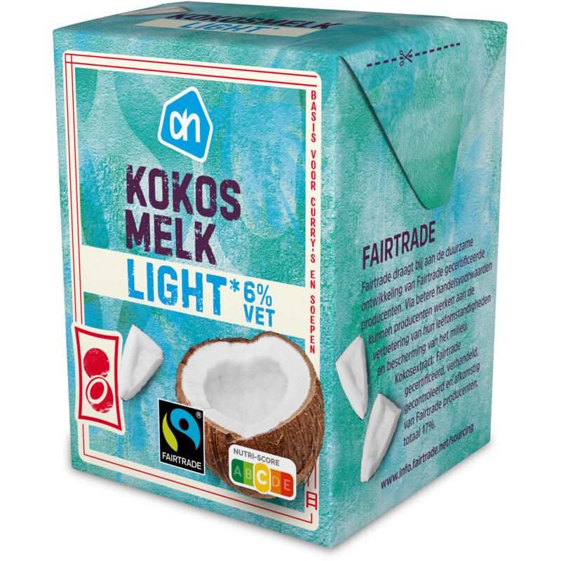 Een afbeelding van AH Kokosmelk light