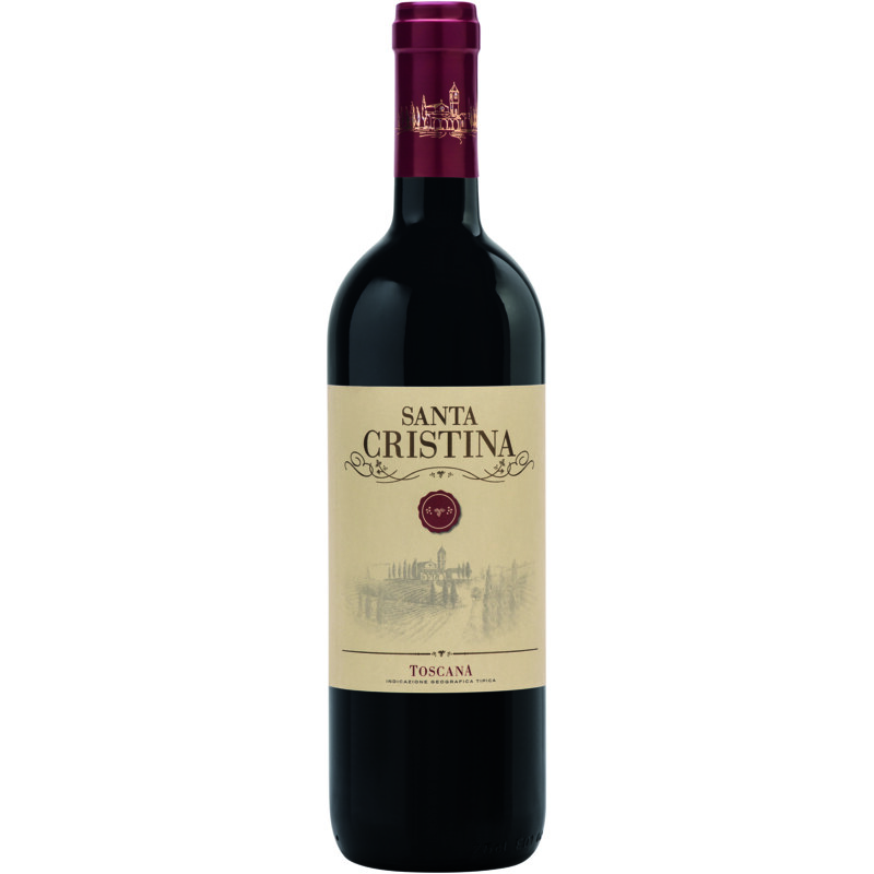 Een afbeelding van Antinori Santa cristina toscana rosso