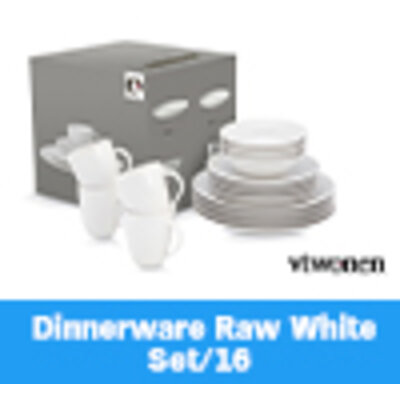 pdp-image-vtwonen Dinnerware raw white set/16