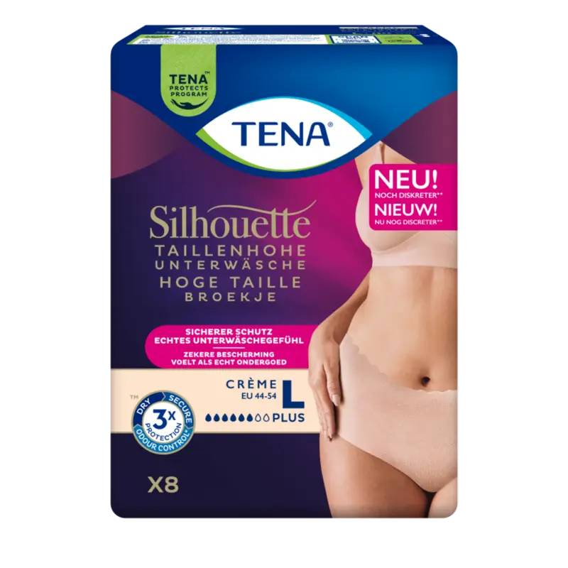TENA Silhouette Plus Broekje Maat L 8 Stuks