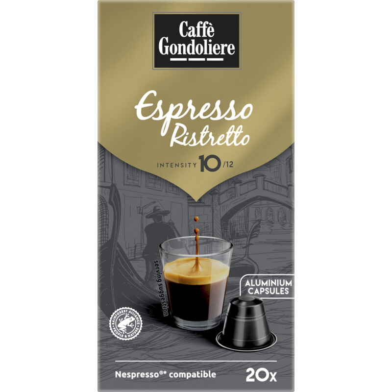 Een afbeelding van Caffè Gondoliere Espresso ristretto capsules