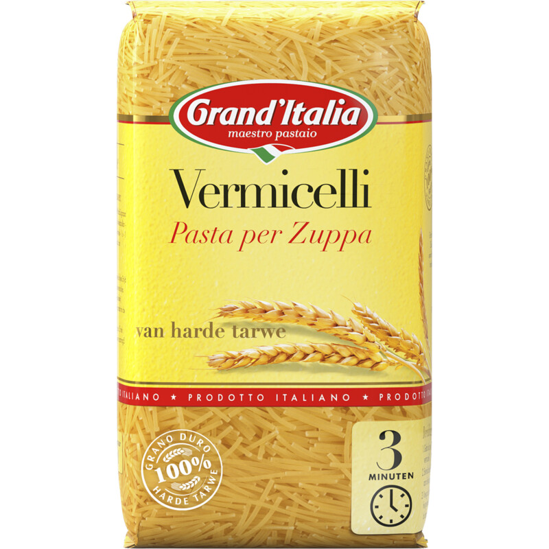 Een afbeelding van Grand' Italia Vermicelli pasta per zupa