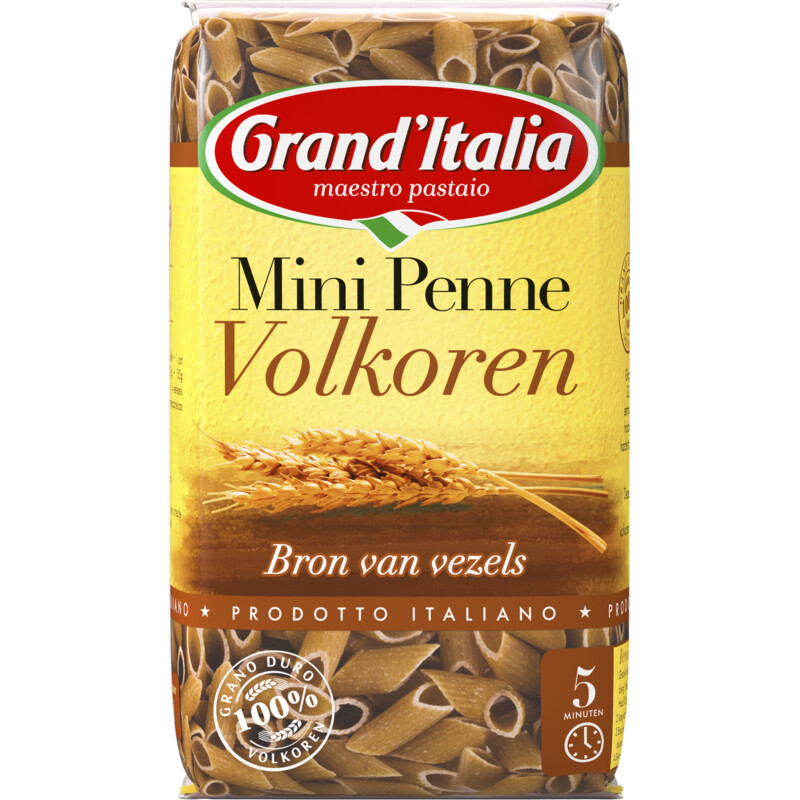Een afbeelding van Grand' Italia Mini penne volkoren