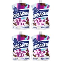 Een afbeelding van Melkunie Breaker straciatella yoghurt 4-pack