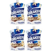 Een afbeelding van Melkunie Breaker vanille yoghurt 4-pack