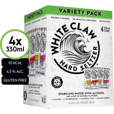 pdp-image-White claw Hard seltzer variety 4-pack