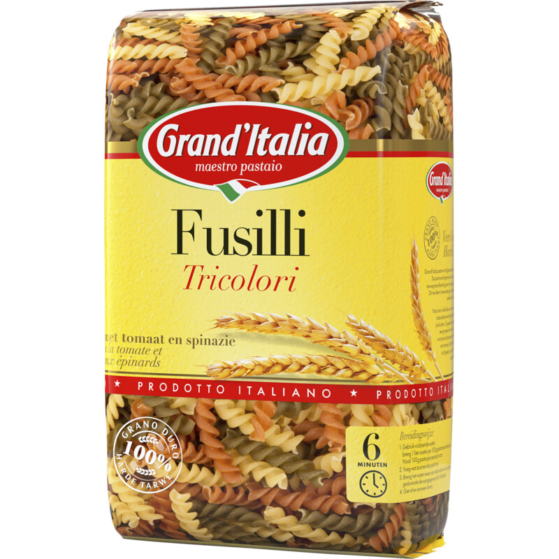 Een afbeelding van Grand' Italia Fusilli tricolori