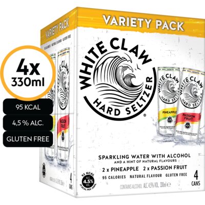 pdp-image-White claw Hard seltzer passion fruit variety pack