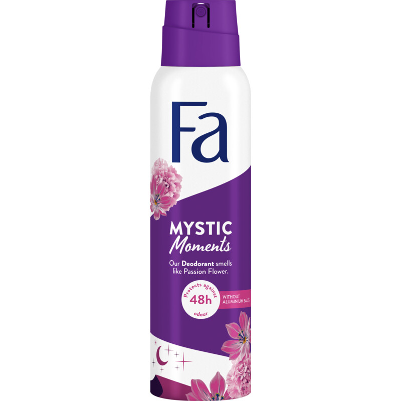 Een afbeelding van Fa Mystic moments deodorant spray