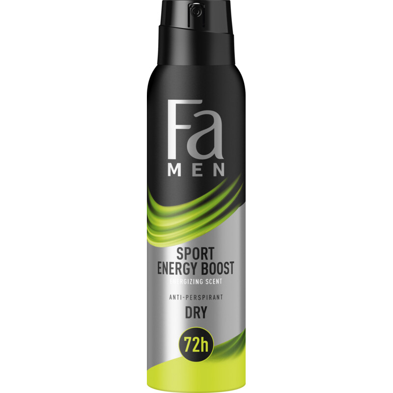 Een afbeelding van Fa Men sport energy boost deodorant spray