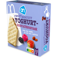 Een afbeelding van AH Fruitbiscuit yoghurt bosvruchtensmaak