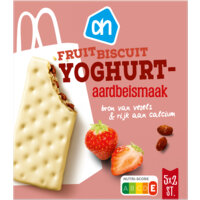 Een afbeelding van AH Fruitbiscuit yoghurt aardbeismaak