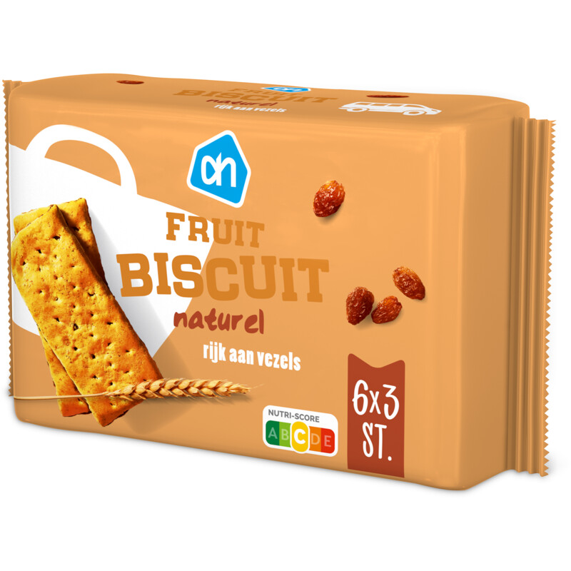Een afbeelding van AH Fruitbiscuit naturel
