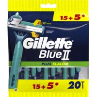Een afbeelding van Gillette Blue II plus slalom scheermesjes