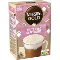 Een afbeelding van Nescafé White choco cappuccino oploskoffie