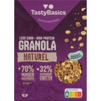 Een afbeelding van TastyBasics High Protein Granola Naturel