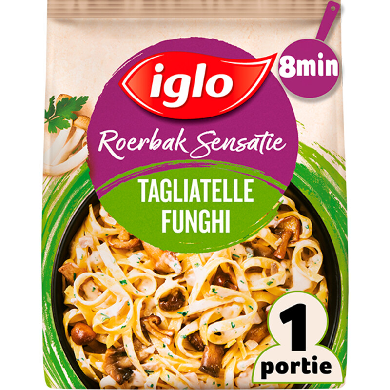 Een afbeelding van Iglo Roerbak sensatie tagliatelle funghi