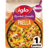 Een afbeelding van Iglo Roerbaksensatie paella kipfilet garnalen