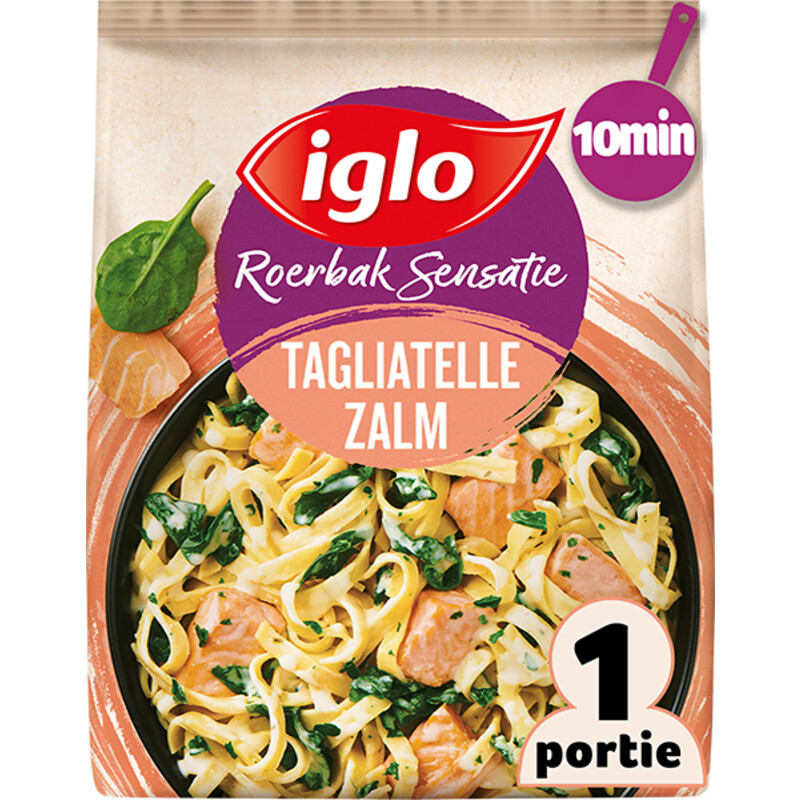Een afbeelding van Iglo Roerbaksensatie tagliatelle met zalm