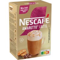 Een afbeelding van Nescafé Amaretto latte oploskoffie