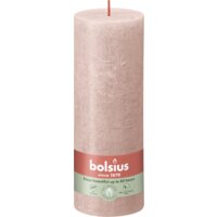 Bolsius Rustieke kaars 19cm misty pink