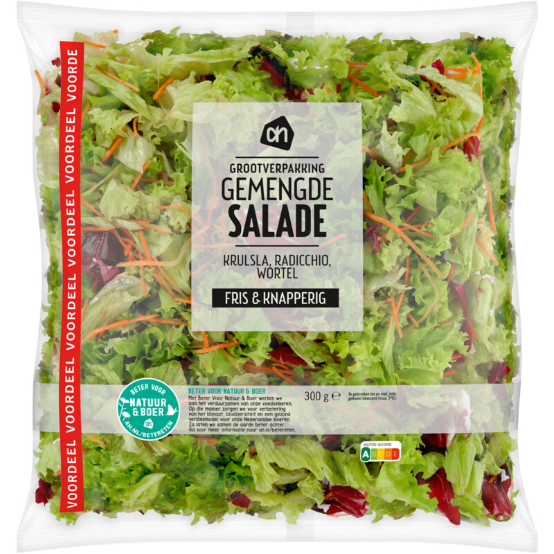 Een afbeelding van AH Gemengde salade grootverpakking