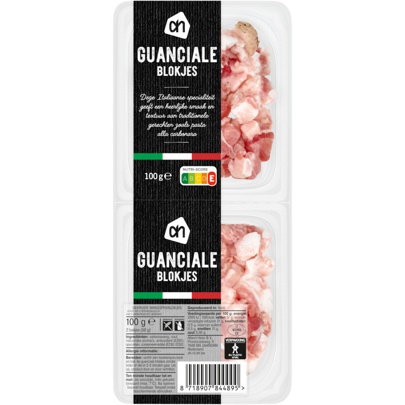 Een afbeelding van AH Guanciale blokjes