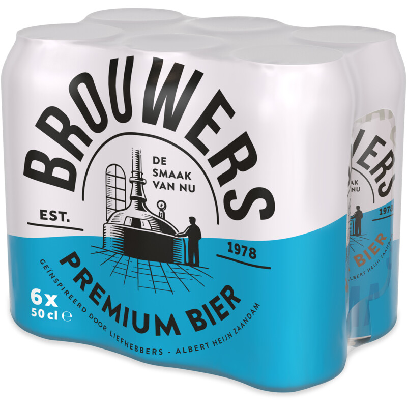 Een afbeelding van Brouwers Premium bier 6-pack