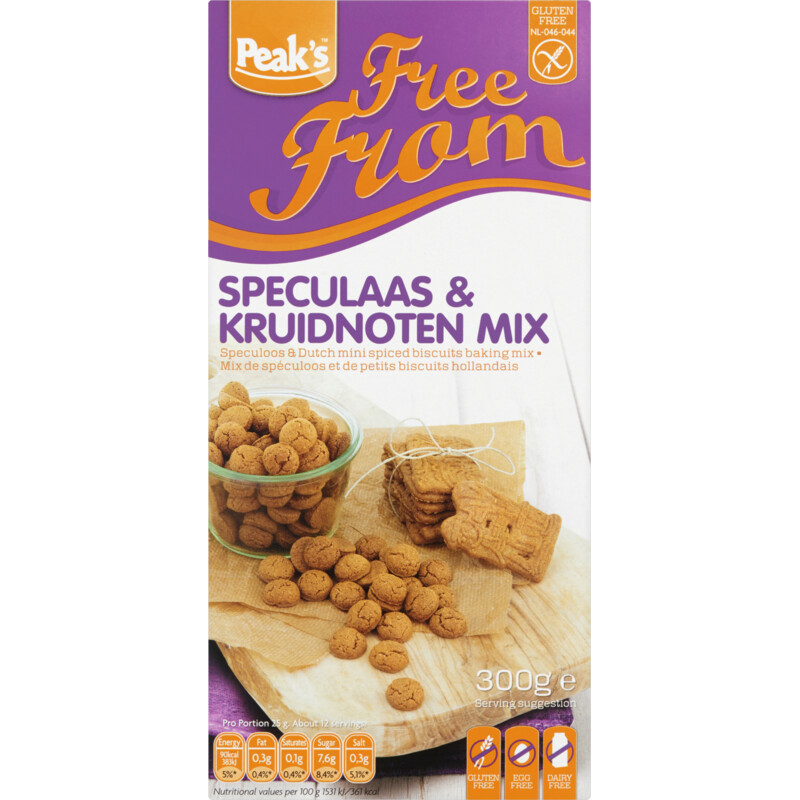 Een afbeelding van Peak's Speculaas & kruidnotenmix