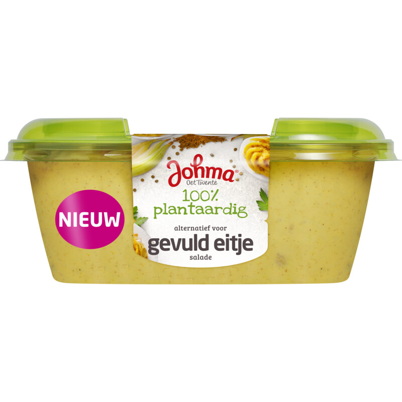 Een afbeelding van Johma 100% plantaardig gevulde eitje salade