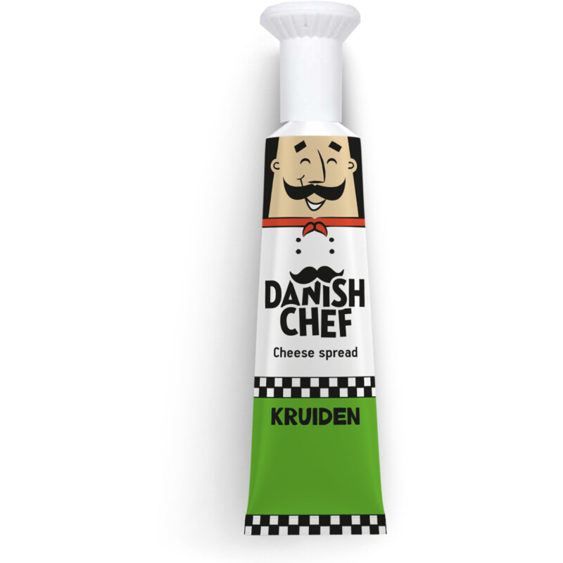 Een afbeelding van Danish Chef Cheese spread alpenkruiden