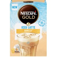 Een afbeelding van Nescafé Gold iced latte vanilla oploskoffie