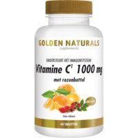 Afbeelding van Golden naturals Vitamine C 1000mg met rozenbottel