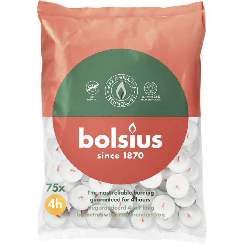 Een afbeelding van Bolsius Theelicht 4 uur
