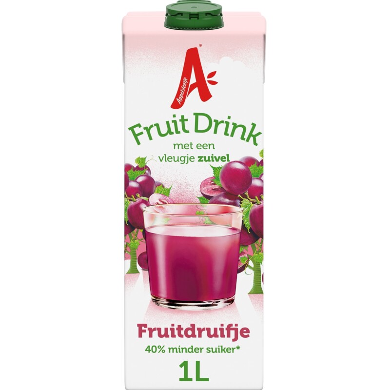 Een afbeelding van Appelsientje Fruitdrink fruitdruifje