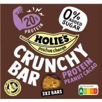 Een afbeelding van Holie Crunchy bar protein peanut cacao