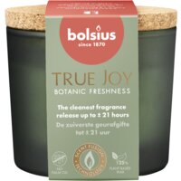 Een afbeelding van Bolsius True joy geurglas kurk botanic freshness