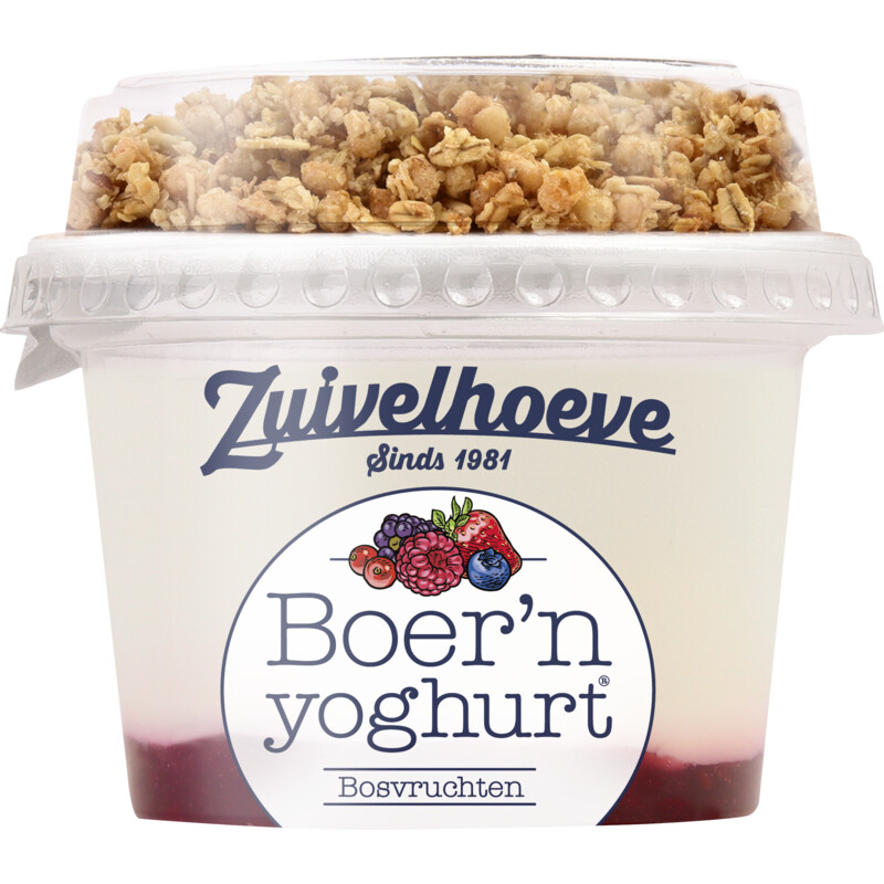 Een afbeelding van Zuivelhoeve Boer'n muesli bosvruchten