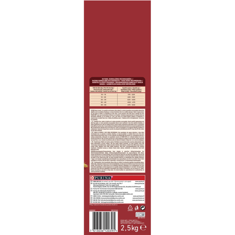 Een afbeelding van Purina Medium/maxi adult rund bel