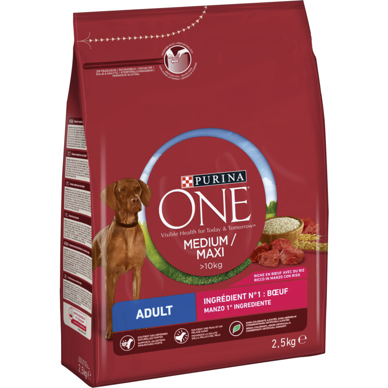 Een afbeelding van Purina Medium/maxi adult rund bel
