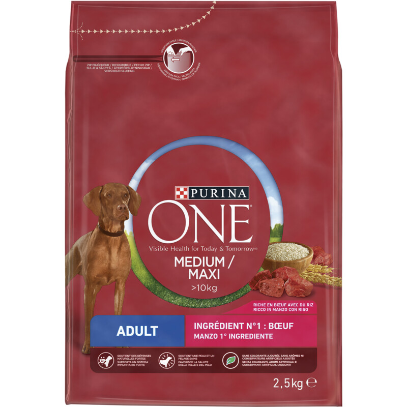 Een afbeelding van Purina Medium/maxi adult rund bel