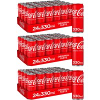 Een afbeelding van Coca-Cola Regular 3-tray pakket