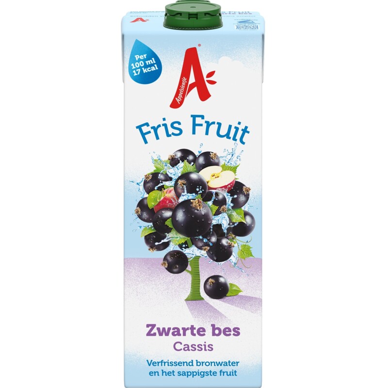 Een afbeelding van Appelsientje Fris fruit zwarte bes
