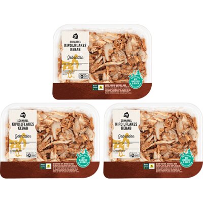 pdp-image-AH Scharrel gebraden kipflakes kebab 3-pack