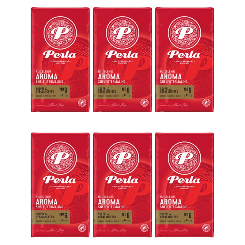 Perla Huisblends Aroma Snelfiltermaling 6-pack
