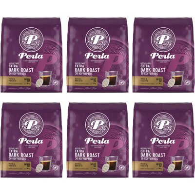 pdp-image-Perla Huisblends Extra dark roast koffiepads 6-pack