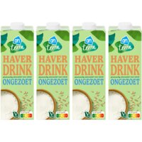Een afbeelding van AH Terra Plantaardige haverdrink ongezoet 4-pack