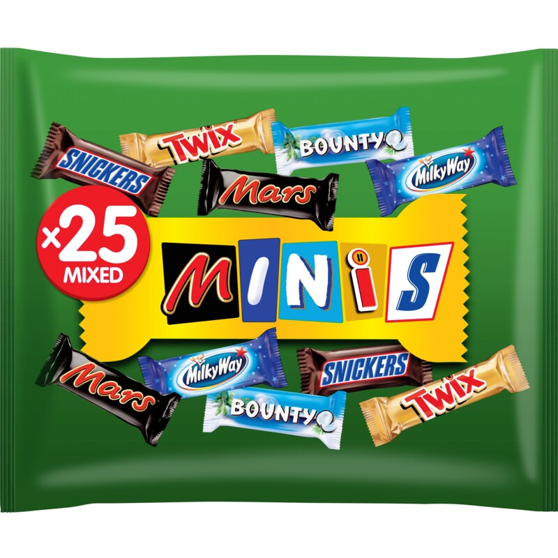 Een afbeelding van Mars Minimix repen uitdeelzak