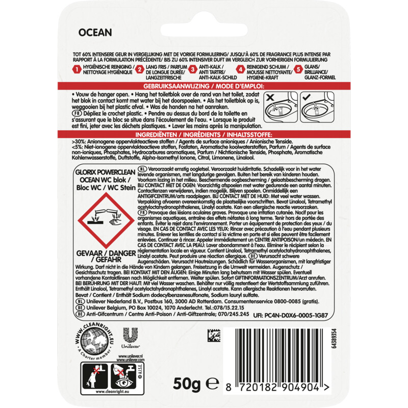 Een afbeelding van Glorix Power5 ocean wc-blok