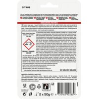 Een afbeelding van Glorix Power5 citrus duo pack wc-blok 2-pack